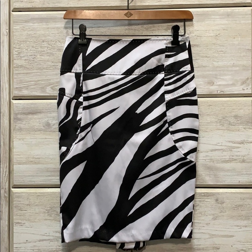 XOXO Zebra Print Skirt